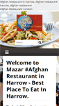 Mobile Screenshot of mazarrestaurant.co.uk